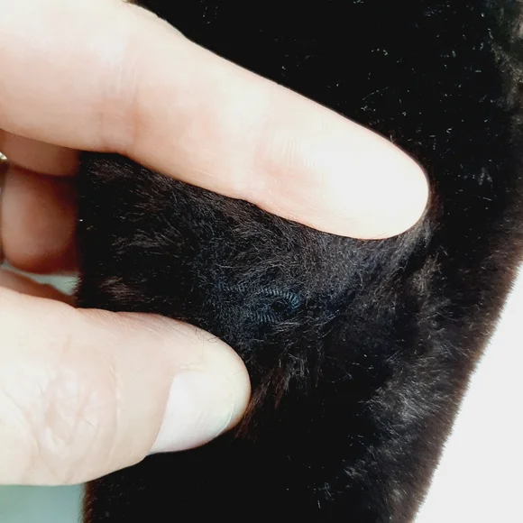 VTG Luxurious Brown Mouton Swing Coat - Picture 8 of 11